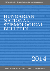 Hungarian National Seismological Bulletin 2014