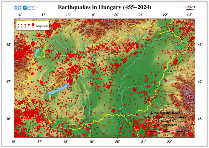 Earthquake map